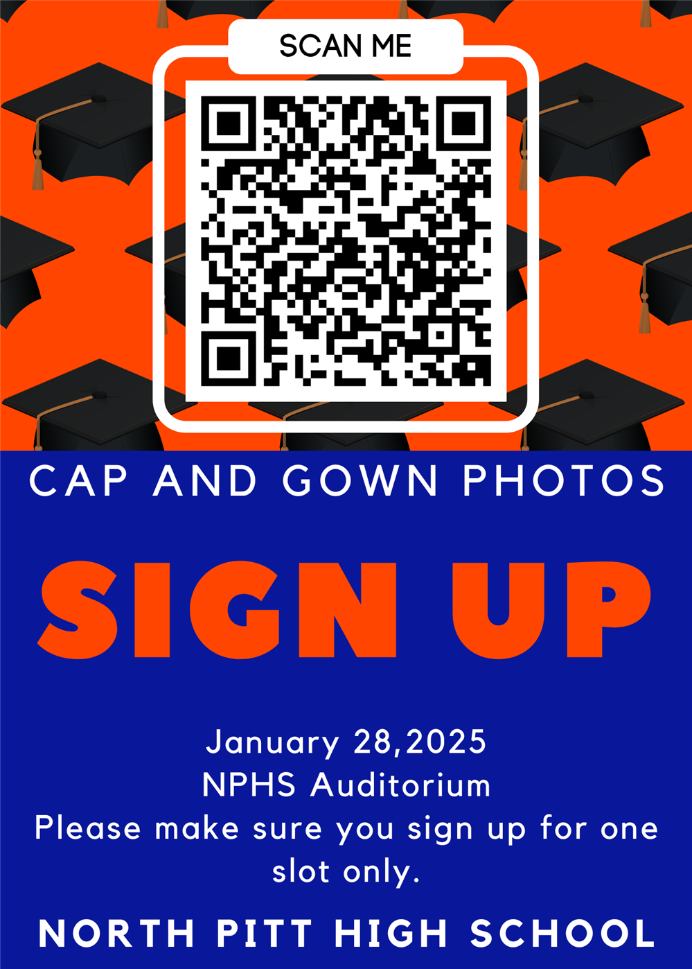  Sign Up for Cap and Gown Photos